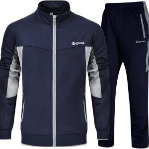 YSENTO Men's Tracksuits Outfits Set 2 Piece Jogging Suits Warm Up Sweatsuits Sweat Track Suits Sets